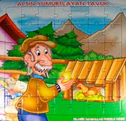 Altın Yumurtlayan Tavuk Yapboz / Klasik Masallar Puzzle Dizisi
