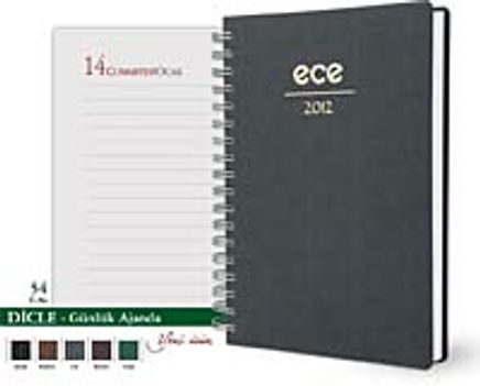 2012 Ece Ajanda - Dicle Günlük Ajanda