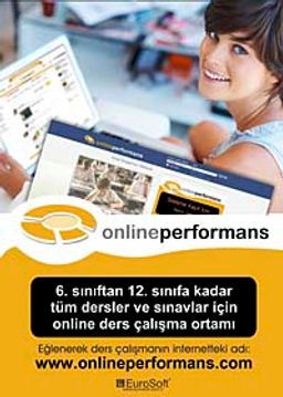 Online Performans & 6. Sınıftan 12. Sınıfa Kadar Tüm Dersler ve Sınavlar İçin Online Ders Çalışma Ortamı