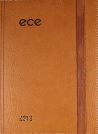 2013 Ece Ajanda - Marmaris (Ürün Kodu:10) Taba