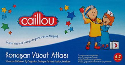 Caillou Konuşan Vücut Atlası & Vücudun Bölümleri, İç Organlar, Dolaşım Sistemi, Kaslar, Kemikler