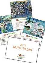 Kitapyurdu 2014 Duvar Takvimi