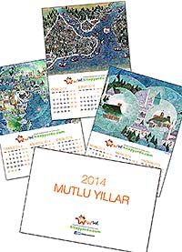 Kitapyurdu 2014 Duvar Takvimi