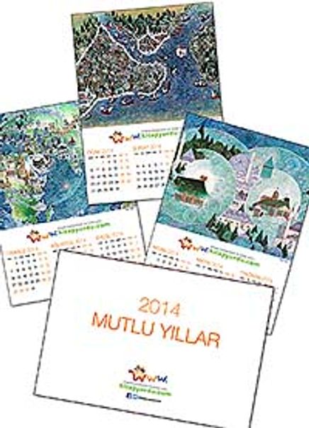 Kitapyurdu 2014 Duvar Takvimi