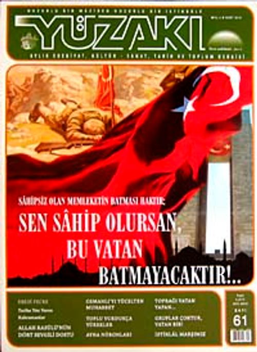 Yüzakı Aylık Edebiyat, Kültür, Sanat, Tarih ve Toplum Dergisi/Sayı:61 Mart 2010