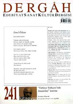 Dergah Edebiyat Sanat Kültür Dergisi Sayı:241 Mart 2010