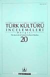 Türk Kültürü İncelemeleri Dergisi 20 / 2009 Bahar/Spring