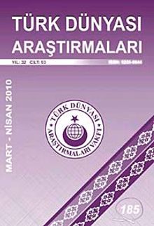 Türk Dünyası Araştırmaları Vakfı Tarih Dergisi Mart-Nisan 2010:185