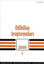 Dilbilim Araştırmaları 2010 / 1