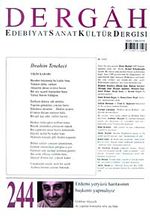 Dergah Edebiyat Sanat Kültür Dergisi Sayı:244 Haziran 2010
