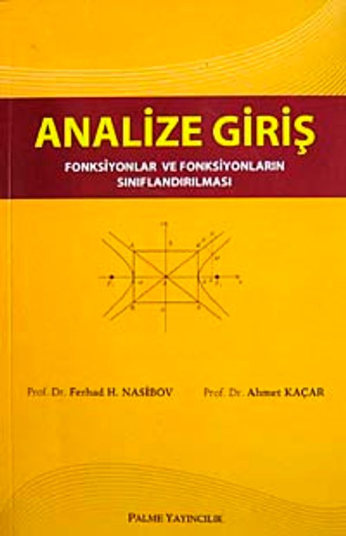 Analize Giriş & Fonksiyonlar ve Fonksiyonların Sınıflandırılması