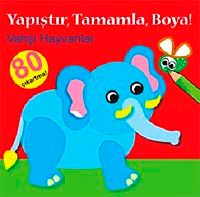 Vahşi Hayvanlar / Yapıştır Tamamla Boya