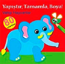 Vahşi Hayvanlar / Yapıştır Tamamla Boya