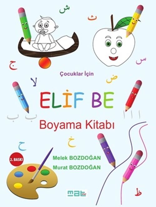 Çocuklar İçin Elif Be Boyama Kitabı