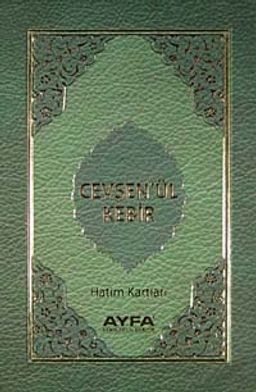 Cevşen'ül Kebir Hatim Kartları (Kod:036)