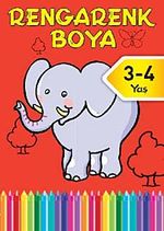 Rengarenk Boya -2 / 3-4 Yaş Kırmızı Kitap