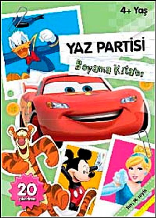 Yaz Partisi Boyama Kitabı