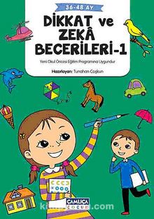 Okul Öncesi - İlkokul Dikkat ve Zeka Becerileri -1 (36-48 Ay) - Tunahan Coşkun