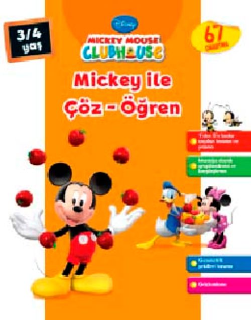 Mickey ile Çöz Öğren (3-4 Yaş)