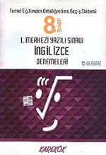 8.Sınıf I.Merkezi Yazılı Sınavı İngilizce Denemeleri (15 Deneme)