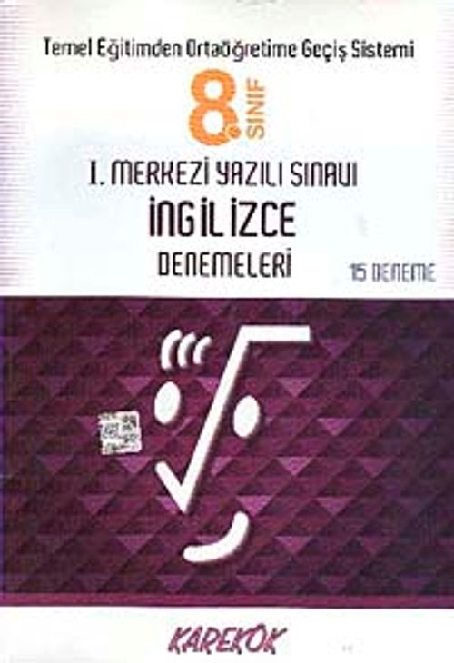 8.Sınıf I.Merkezi Yazılı Sınavı İngilizce Denemeleri (15 Deneme)