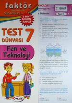 7.Sınıf Fen ve Teknoloji Test Dünyası & Çek-Kopar / 2 Adet Deneme İlaveli
