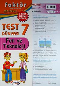 7.Sınıf Fen ve Teknoloji Test Dünyası & Çek-Kopar / 2 Adet Deneme İlaveli