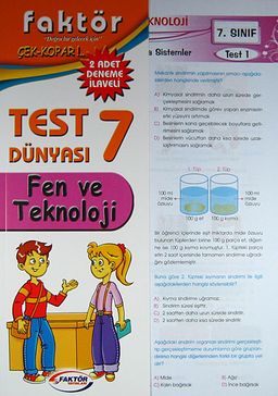 7.Sınıf Fen ve Teknoloji Test Dünyası & Çek-Kopar / 2 Adet Deneme İlaveli