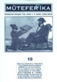 Müteferrika  / Kitabiyat Dergisi Yaz 2001-1