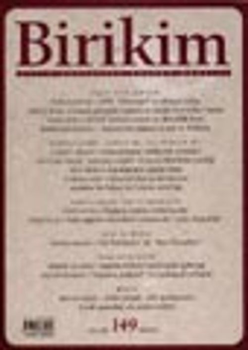 Birikim Aylık Sosyalist Kültür Dergisi / Eylül 2001-Sayı 149