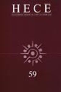 Sayı:59 Kasım 2001-Hece Aylık Edebiyat Dergisi