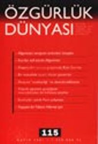 Özgürlük Dünyası / Aylık Sosyalist Teori ve Politika Dergisi, Kasım 2001, Sayı:115