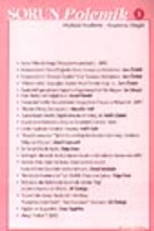 Sorun Polemik 1 / Kasım 2001, Sayı:1
