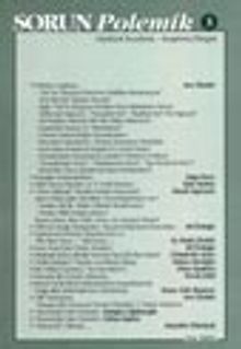 Sorun Polemik 3 / Yaz 2002, Sayı:3