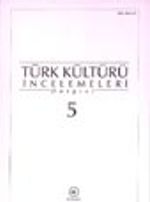 Türk Kültürü İncelemeleri Dergisi 5