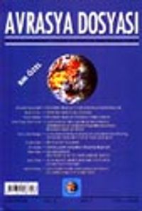 Avrasya Dosyası /BM Özel / İlkbahar 2002-Sayı 1 Cilt: 8
