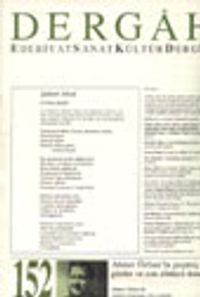 Dergah Edebiyat Sanat Kültür Dergisi / Eylül 2002 - Sayı 152