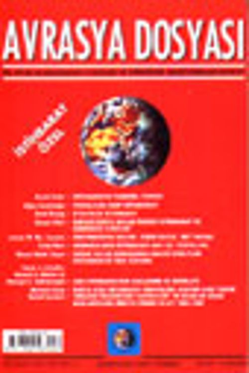 Avrasya Dosyası / Yaz 2002-Sayı 2 Cilt: 8 İstihbarat  Özel