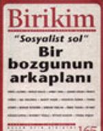 Birikim  Aylık Sosyalist Kültür Dergisi, Ocak 2003 Sayı:165