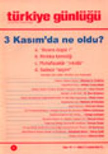 Türkiye Günlüğü / İki Aylık Fikir ve Kültür Dergisi / 2002 Sayı:70
