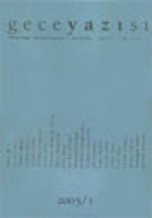 Gece Yazısı Edebiyat Dergisi 2003 / 1