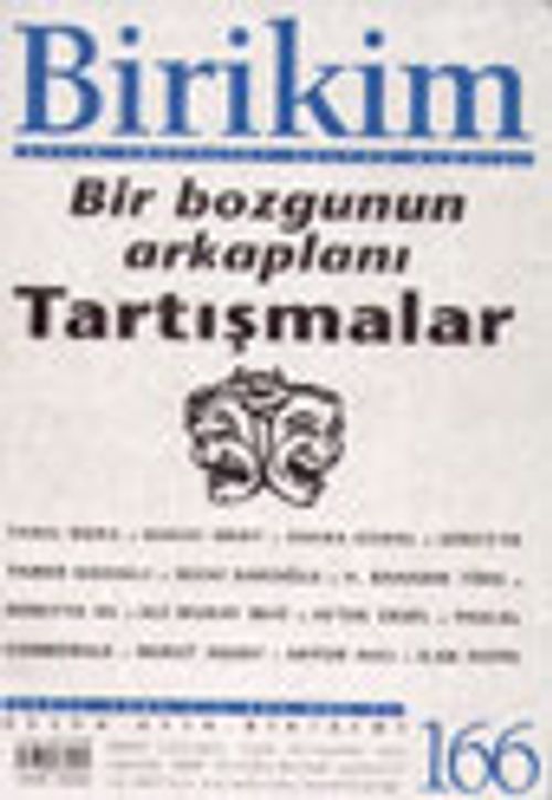 Birikim  Aylık Sosyalist Kültür Dergisi, Ocak 2003 Sayı:166
