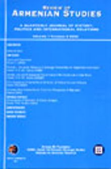 Review of Armenian Studies Volume 1 Number 2 2003