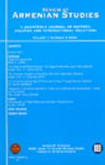 Review of Armenian Studies Volume 1 Number 3 2003