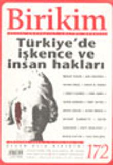 Birikim Aylık Sosyalist Kültür Dergisi, Ağustos 2003 Sayı:172