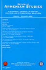 Review of Armenian Studies Volume 1 Number 4 2003