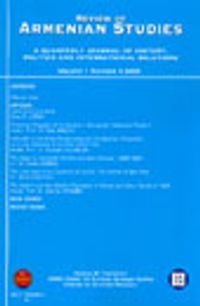 Review of Armenian Studies Volume 1 Number 4 2003