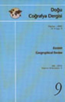 Doğu Coğrafya Dergisi Haziran 2003 Yıl: 8 Sayı: 9
