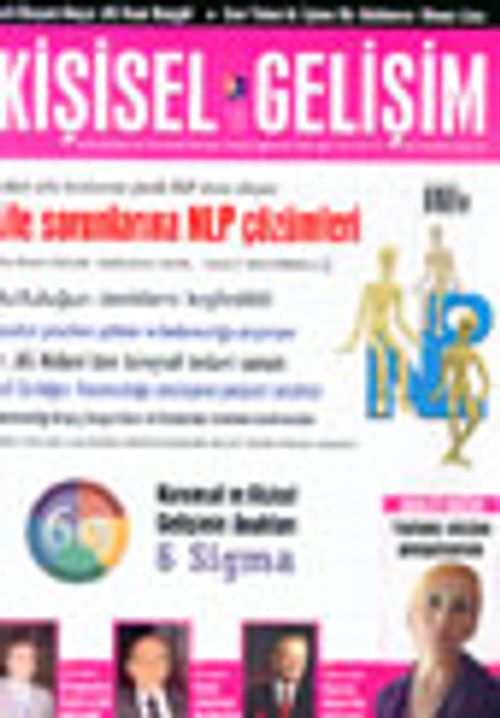 Kişisel Gelişim Aylık Dergi Sayı:15 Nisan 2004