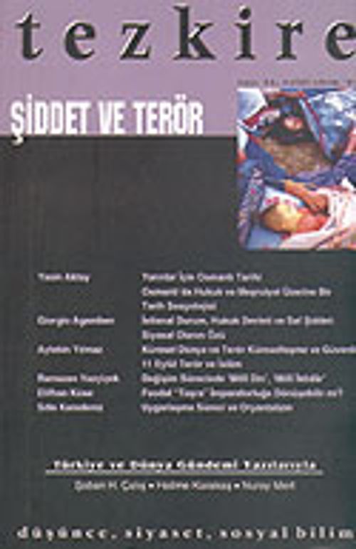 Tezkire - Şiddet ve Terör / Eylül, Ekim 2003 sayı 34